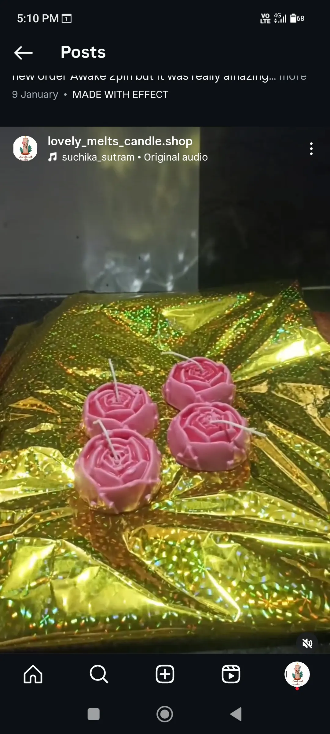 Buy Pure Soy Wax Aroma Candles from Lovely Melts Candles Shop - Reseller Bazzar